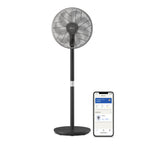 Philips Smart Standventilator Serie 3000. Starke & extrem leise SilentWings-Technologie. 19 dB. 2-in-1-Tisch- & Standventilator. Neig- & drehbar. App-Steuerung. 12-St.-Timer. Schwarz (CX3550/01)