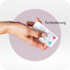 MoMi KENANI Babywippe für Kinder bis 9 kg, klappbar, mit Fernbedienung & Bluetooth zum Verbinden mit Smartphone, Batterie- oder Stromanschluss, mit 5-Punkt-Sicherheitsgurt, Sonnenschutz, Insektennetz