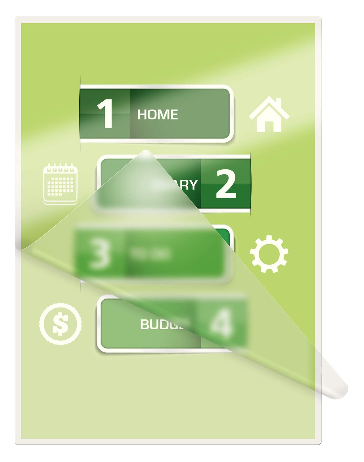 Leitz Set iLAM Home A4 Laminiergerät + Heißlaminierfolien A4 80 mic im 100er Pack, Laminiergerät für 75 bis 125 mic Laminierfolien, 3 Min. Aufwärmzeit, Weiß, Ideal für Home Office & Schule, 74200000
