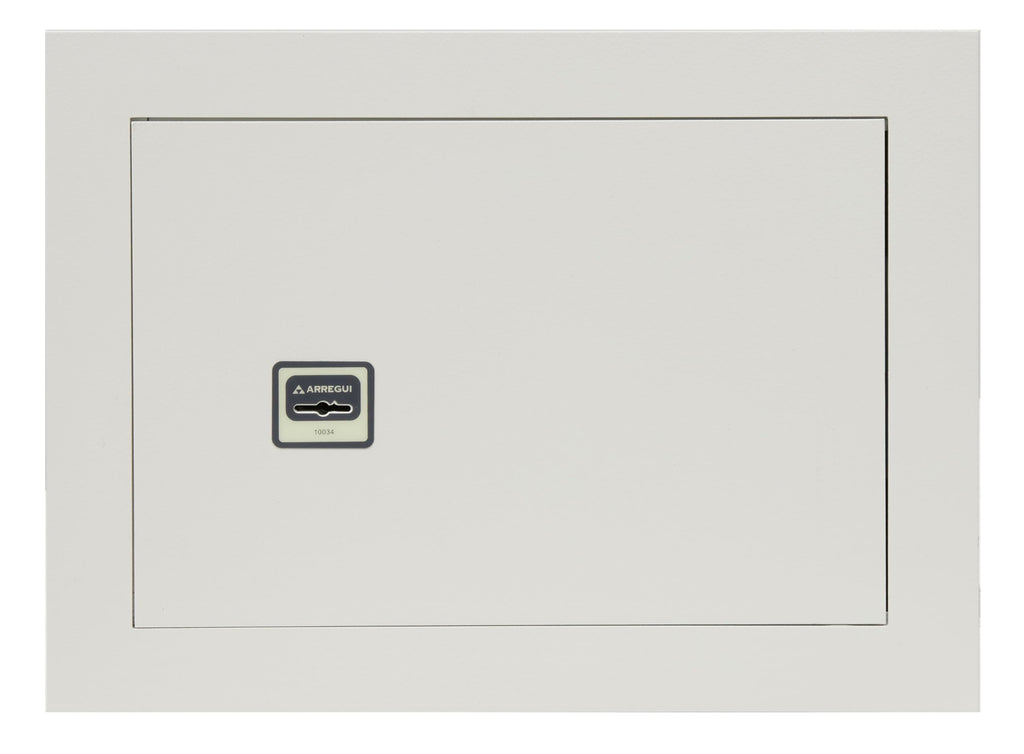 ARREGUI Ideal-5 271350 Wandtresor zum Einmauern | Safe mit Doppelbart Sicherheitsschloss | Doppelbolzen Verrigelung | Anwenderfreundlich mit Schlüssel | Wandmontage | 30 x 41 x 20 cm