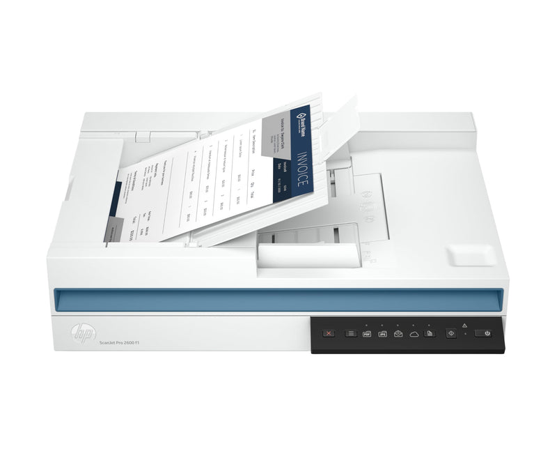 HP ScanJet Pro 2600 f1, Scanner, Flachbett, 60-Blatt ADF, USB 2.0, bis zu 1.500 Seiten täglich, Kurzbefehle