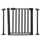 Kinderkraft Lock&GO Treppenschutzgitter Ohne Bohren, Türschutzgitter, Kinderschutzgitter, von 75 bis 103 cm, 90 Grad öffnen, doppelte Verriegelung, Schwarz