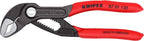 KNIPEX Cobra Hightech-Wasserpumpenzange auf SB-Karte mit rutschhemmendem Kunststoff überzogen 125 mm, 87 01 125 SB