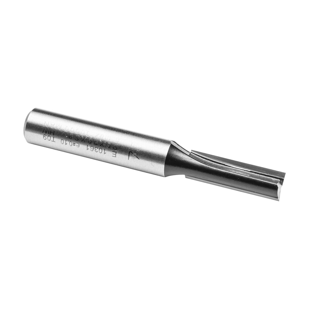 ENT 10361 Nutfräser HW, Schaft (S) 8 mm, Durchmesser (D) 6 mm, NL 20 mm, SL 32 mm, GL 55 mm