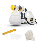 WAGNER Farbsprühsystem W 450 für Wand- und Latexfarben im Innenbereich, 15 m²-10 min, Behälter 1300 ml, 460 W, Schlauch 1,8 m