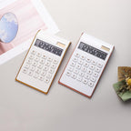 Leoyee Taschenrechner, ultradünnes und Elegantes Neigungsdesign, Dual-Power-Desktop-Rechner, Büro/Heimelektronik, Solarenergie, Neigungs LCD Display, 10 stellig