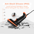 Tera Barcode-Scanner 1D Laser USB Wired Kabelgebunden Handheld Barcodescanner Handscanner Lesegerät Plug and Play, L5100Y