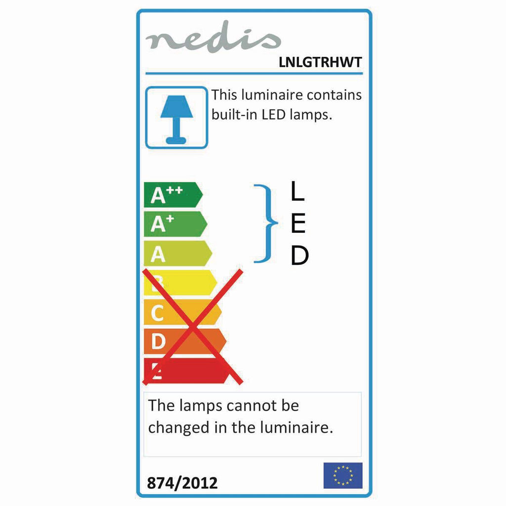 Orientierungs-LED-Licht und Taschenlampe - Netzstromversorgung - 220-240 V AC 50 Hz - 1.3 W - Wiederaufladbar - Nennlichtstrom: 37 lm - Lichtbereich: 3 m - Strahlungswinkel: 71 °