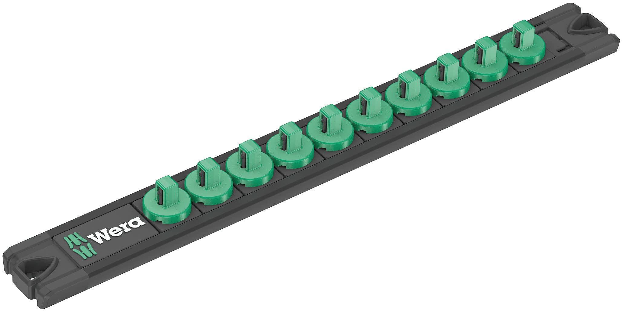 Wera 05136420001 9600 Nuss-Magnetleiste, 1/4", unbestückt, 30.0 x 270.0 mm