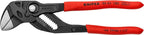 KNIPEX Zangenschlüssel Zange und Schraubenschlüssel in einem Werkzeug auf SB-Karte mit rutschhemmendem Kunststoff, 86 01 180 SB