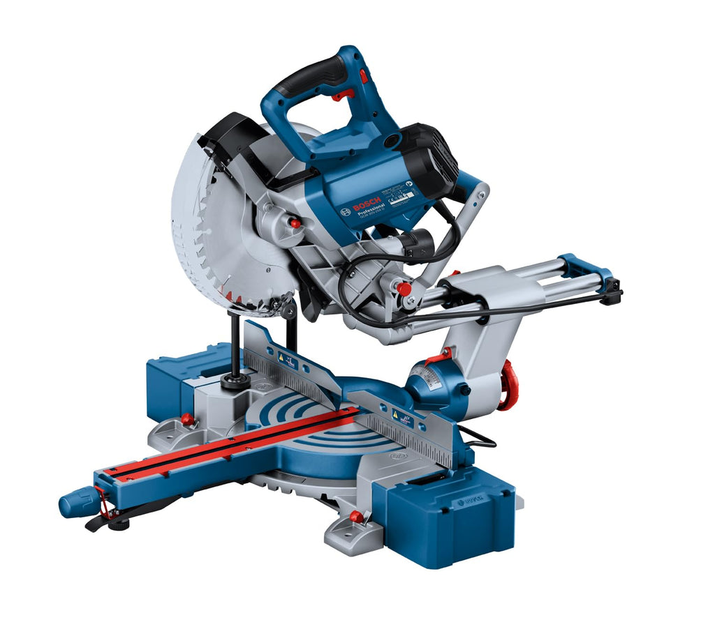 Bosch Professional Kapp- und Gehrungssäge GCM 305-254 D (schneidet bis zu 90 x 305mm, inkl. 1x Kreissägeblatt, 2x Werkstückauflage, Staubbeutel, Klemme)