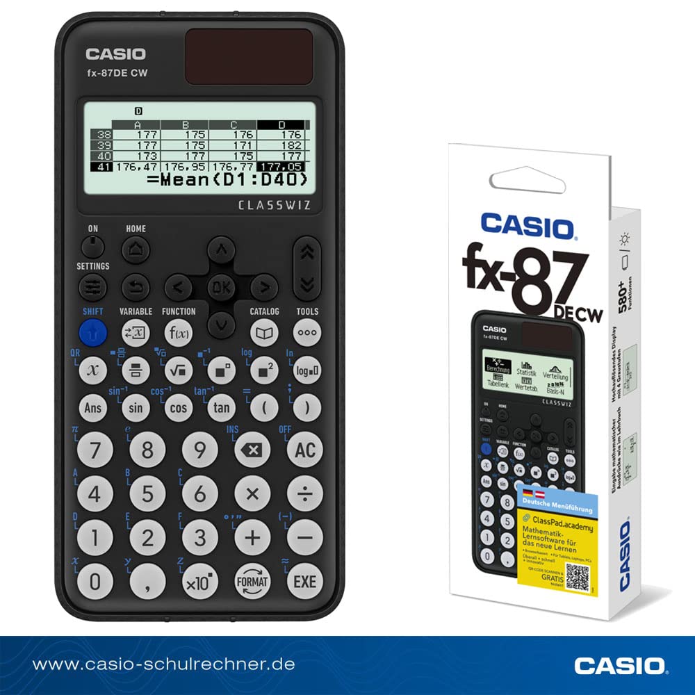 Casio FX-87DE CW ClassWiz technisch wissenschaftlicher Rechner