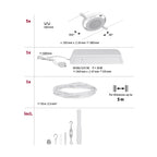 Paulmann Wire Systems Set RoundMac 5x4,5W Weiß mat