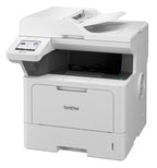 Brother MFC-L5710DW 4-in-1 Mulifunktionsdrucker schwarz weiß (A4, 48 Seiten/Min., 1.200x1.200 DPI, LAN, WLAN, Duplex-ADF, 250 Blatt Papierkassette) weiß/grau