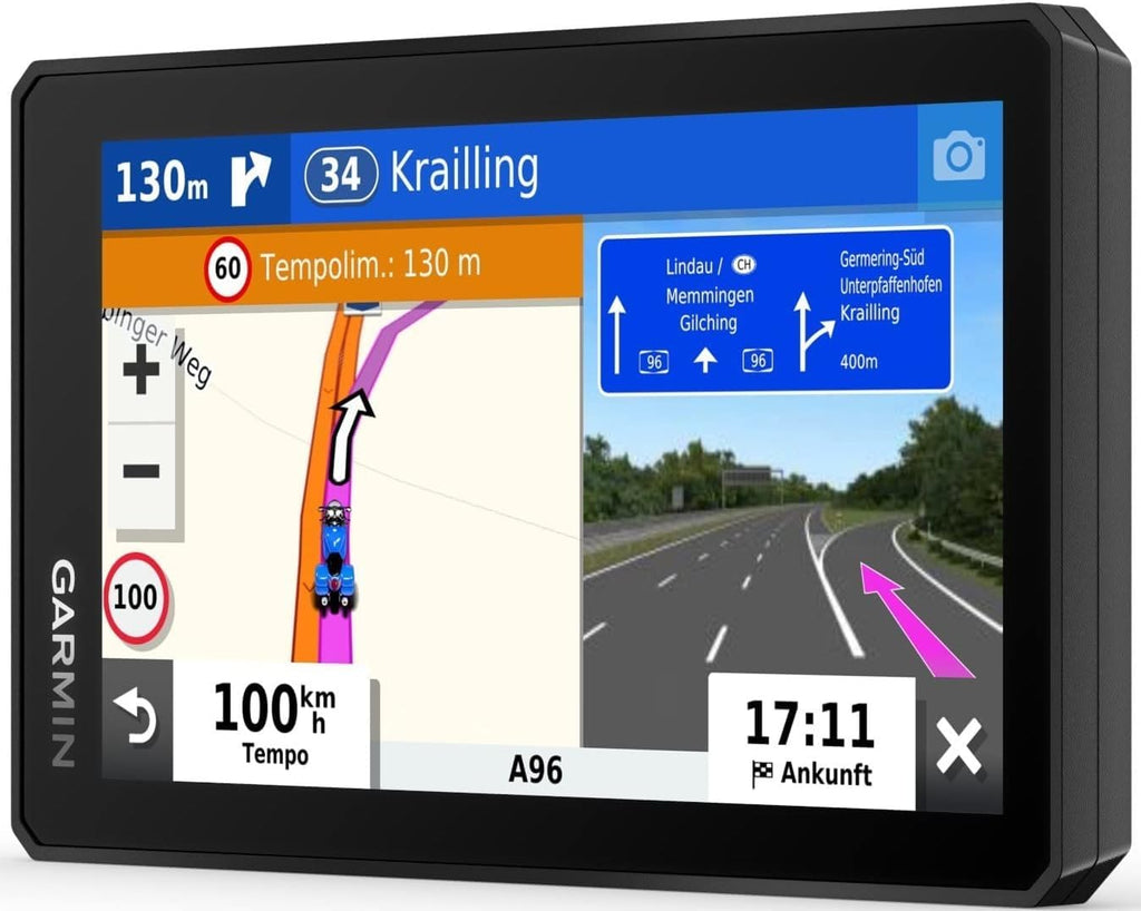 Garmin zūmo XT – wasserdichtes Motorrad-Navi für On-&Offroad mit ultrahellem 5,5“(14 cm) HD-Touchdisplay und vorinstallierter EU-Karte. Mit Adventurous Routing, Satellitenbildern