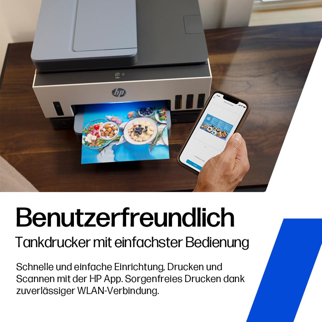 HP Smart Tank 7005 3-in-1 Multifunktionsdrucker (WLAN; Duplex-Druck) – 3 Jahre Tinte inklusive, 3 Jahre Garantie, großer Tintentank, hohe Reichweite, Drucken in hoher Qualität