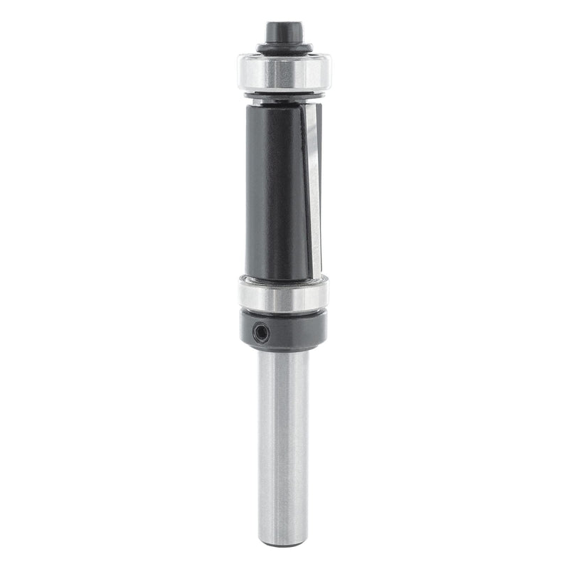 ENT 13471 Bündigfräser mit Achswinkel HW, Schaft (S) 8 mm, Durchmesser (D) 14 mm, NL 25,4 mm, SL 32 mm, mit 2 Kugellager