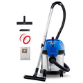 Nilfisk Multi II 22L INOX Nass Trockensauger - Staubsauger für Werkstatt, Haus, Garten und Auto (1200 W)