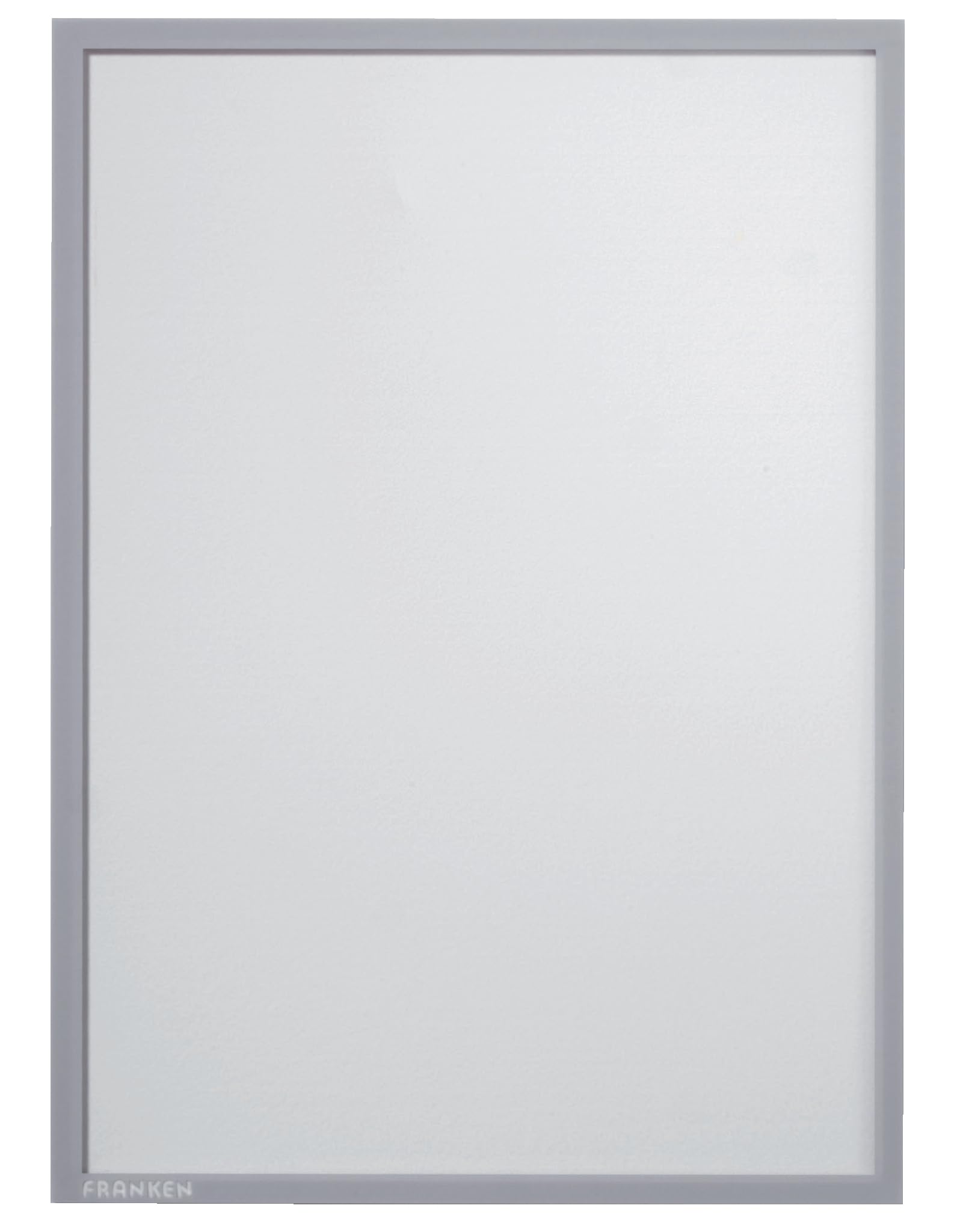 FRANKEN Dokumentenhalter Frame It X-tra!Line, DIN A4, magnetisch, 5 Stück, grau, ITSA4M/5 12