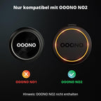 SUPMEGA Magnetische Autohalterung für OOONO CO-Driver NO2, Robuste Metall-Autohalterung mit Eingebauten Magneten, kompatibel mit OOONO NO2 Blitzerwarner