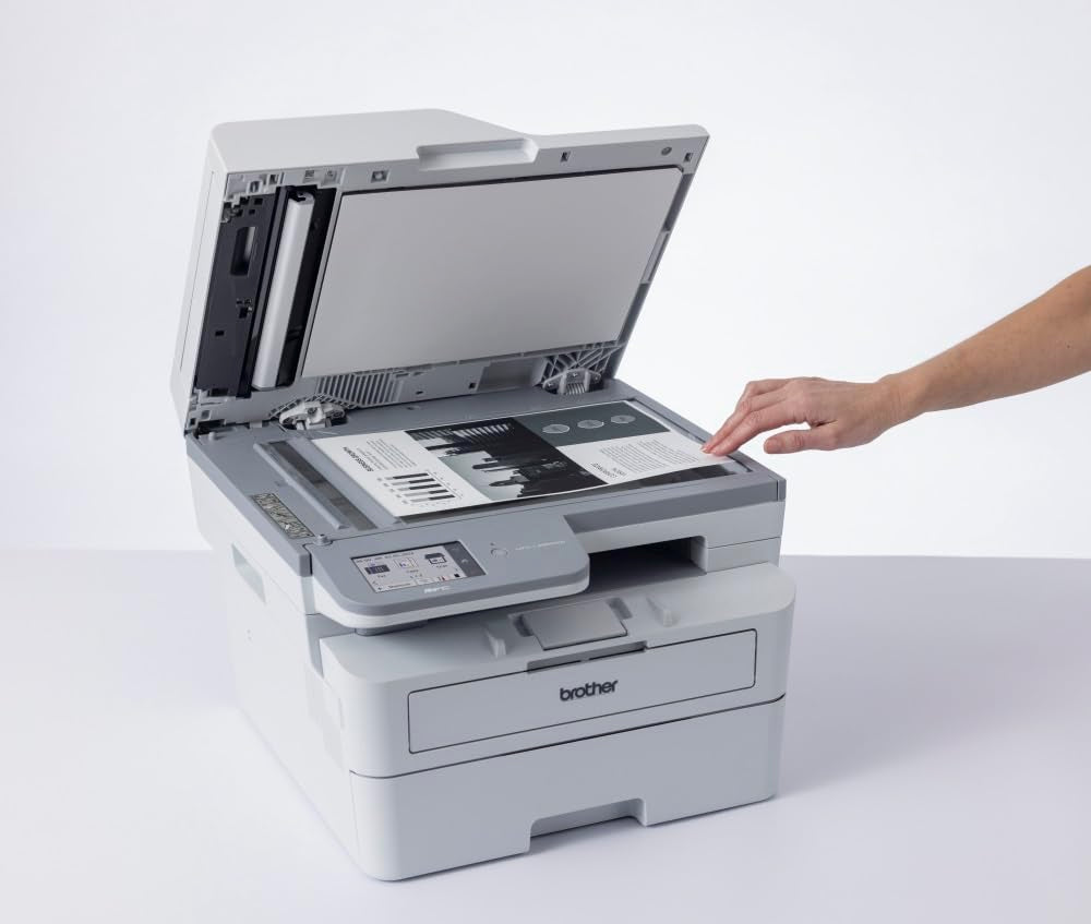 Brother MFCL2960DW Monochrom-Laser-Multifunktionsgerät mit 34 Seiten pro Minute, automatisches beidseitiges Drucken und Kopieren, kabelgebundenes Netzwerk, WLAN, 8,8 cm Touchscreen-Display, 1500