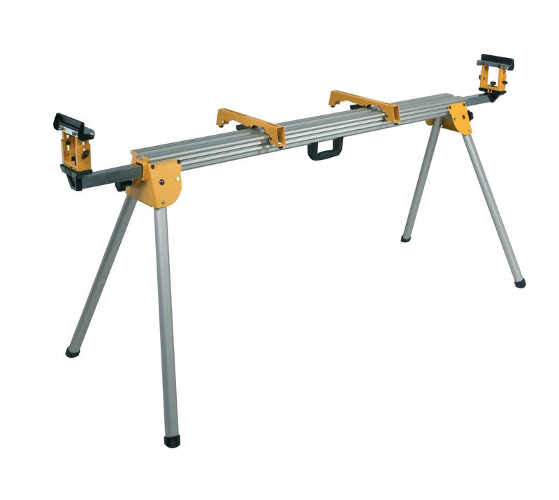 DeWalt Universal-Untergestell/ Sägen-Untergestell (passend für Paneel-, Kapp- und Gehrungssägen, leichte Aluminiumkonstruktion, einfacher Transport, Teleskop-Auszug, Klappanschlag) DE7023, DEWALT DE7023-XJ - Banco de trabajo de alto rendimiento para Ingle