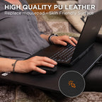THE G-LAB K-Board Cadmium Laptopablage mit XXL-Kissen, Ideal für Home Office/Gaming für Bett oder Sofa, Laptopständer 13"-19", Lapdesk Extra Large mit Griff