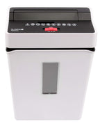 Olympia PS 54 CC Profi Aktenvernichter (mit Partikelschnitt, Sicherheitsstufe P4, Kreditkarte, 8 Blätter 80 g/m², Papierschredder fürs Büro, Papiervernichter, Reißwolf mit Papierkorb, Sichtfenster)
