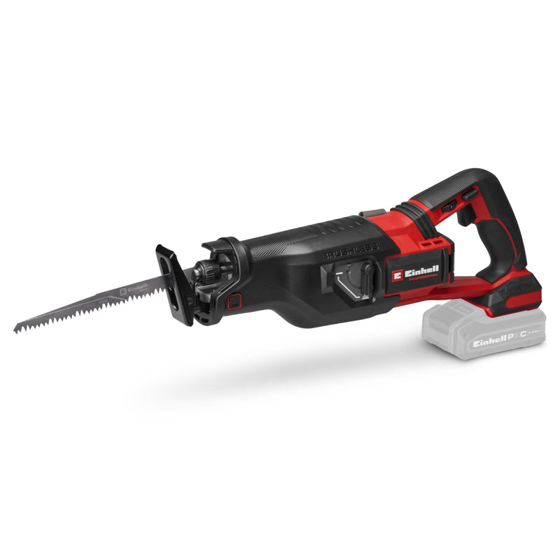 Einhell Professional Akku-Universalsäge TP-AP 18/32 Li BL - Solo Power X-Change (18 V, Brushless, 32 mm Hubhöhe, 300 mm Schnitttiefe in Holz, inkl. 2x Sägeblatt, ohne Akku)