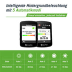 Bryton Rider 650 GPS-Fahrradcomputer, 2,8" Farb-Touchscreen, bis zu 33 Stunden Akkulaufzeit, vorinstallierte Europakarten, Abbiegen-Navigation, automatische Helligkeitsanpassung, ANT+/BLE