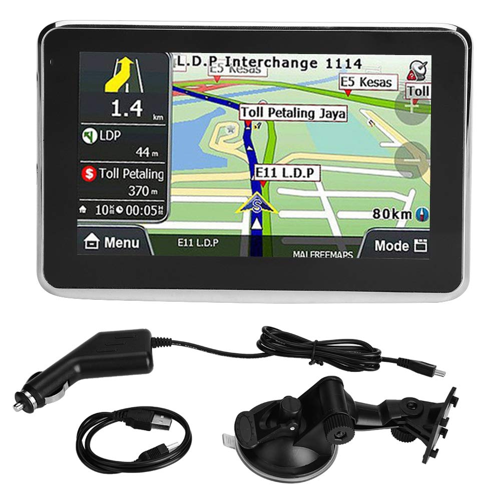 Navigationsgeräte für Auto, GPS-Navigation, universeller 5 Zoll Touchscreen Auto Navigator GPS Navigation DDR256M 8G MP3 FM Europa Karte 1