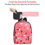 Tragetuch Baby Hüfttrage, Ergonomischer Tragehilfe für Babys unter 36 Monaten, Kleinkinder bis 15kg, Schwarz