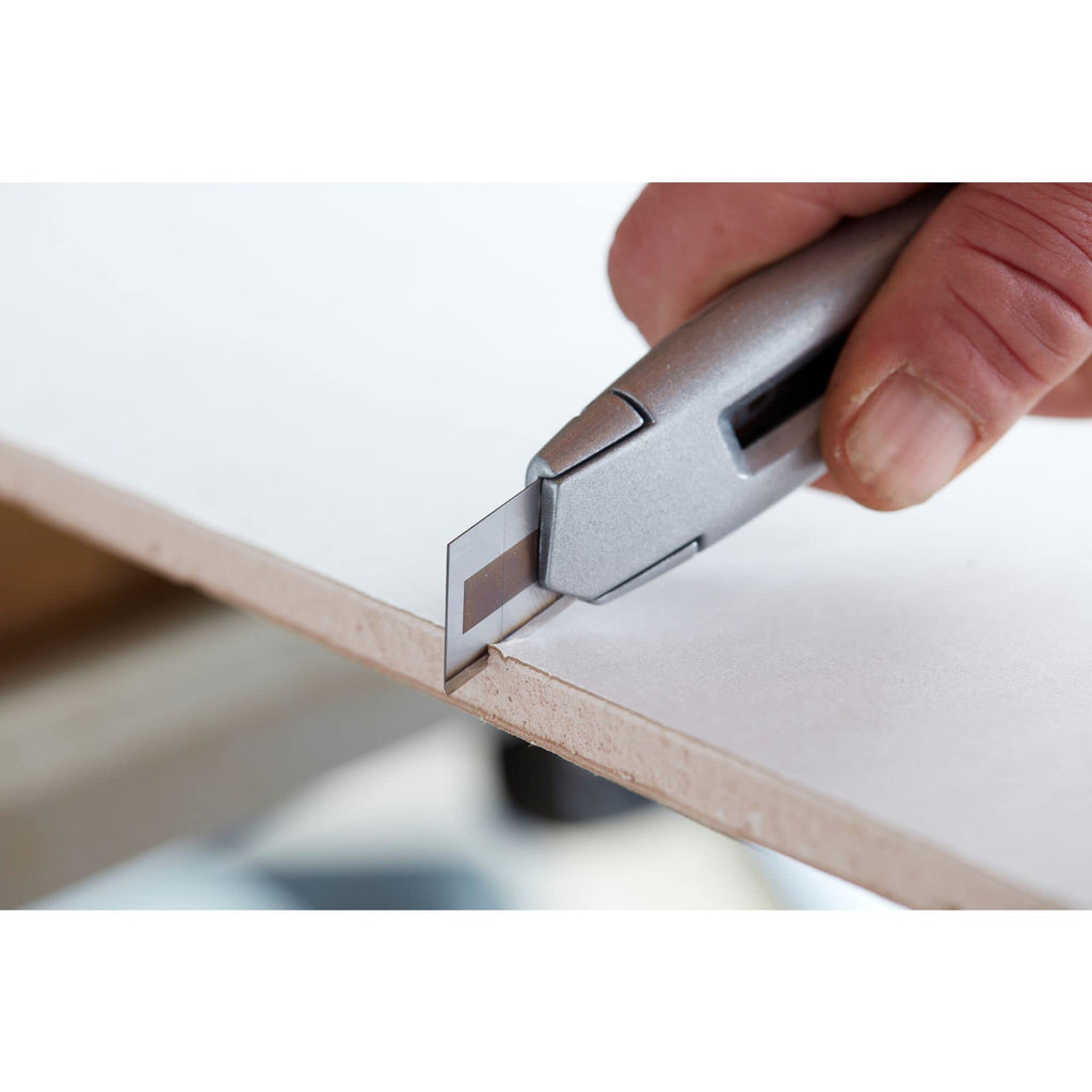 Stanley FatMax Pro Carbide Abbrechklingen STHT8-11818 (18mm, Ersatzklingen für Cuttermesser, langlebige wolframcarbid-beschichtete Schneidkante, ideal zum Schneiden von Karton & Kunststoff, 50 Stück)
