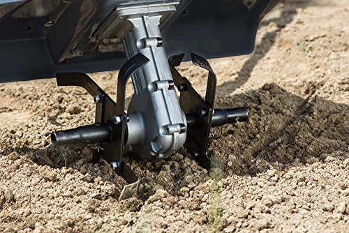 IKRA Elektro Bodenhacke Kultivator FEM 1500 Flexible Arbeitsbreite 17-45cm, inkl. Häufelpflug