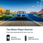 Bluetooth FM Transmitter, ZeaLife Auto Radio Transmitter QC 3.0 KFZ Wireless Bluetooth 5.3 FM Radio Adapter Freisprecheinrichtung Car Kit mit Dual USB Ladegerät Unterstützt 64GB USB Stick