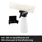Einhell Akku-Fensterreiniger BRILLIANTO Power X-Change (18 V, 28 cm Lange Saugdüse, streifenfreie Reinigung, inkl. Sprühflasche mit Mikrofasertuch, ohne Akku)