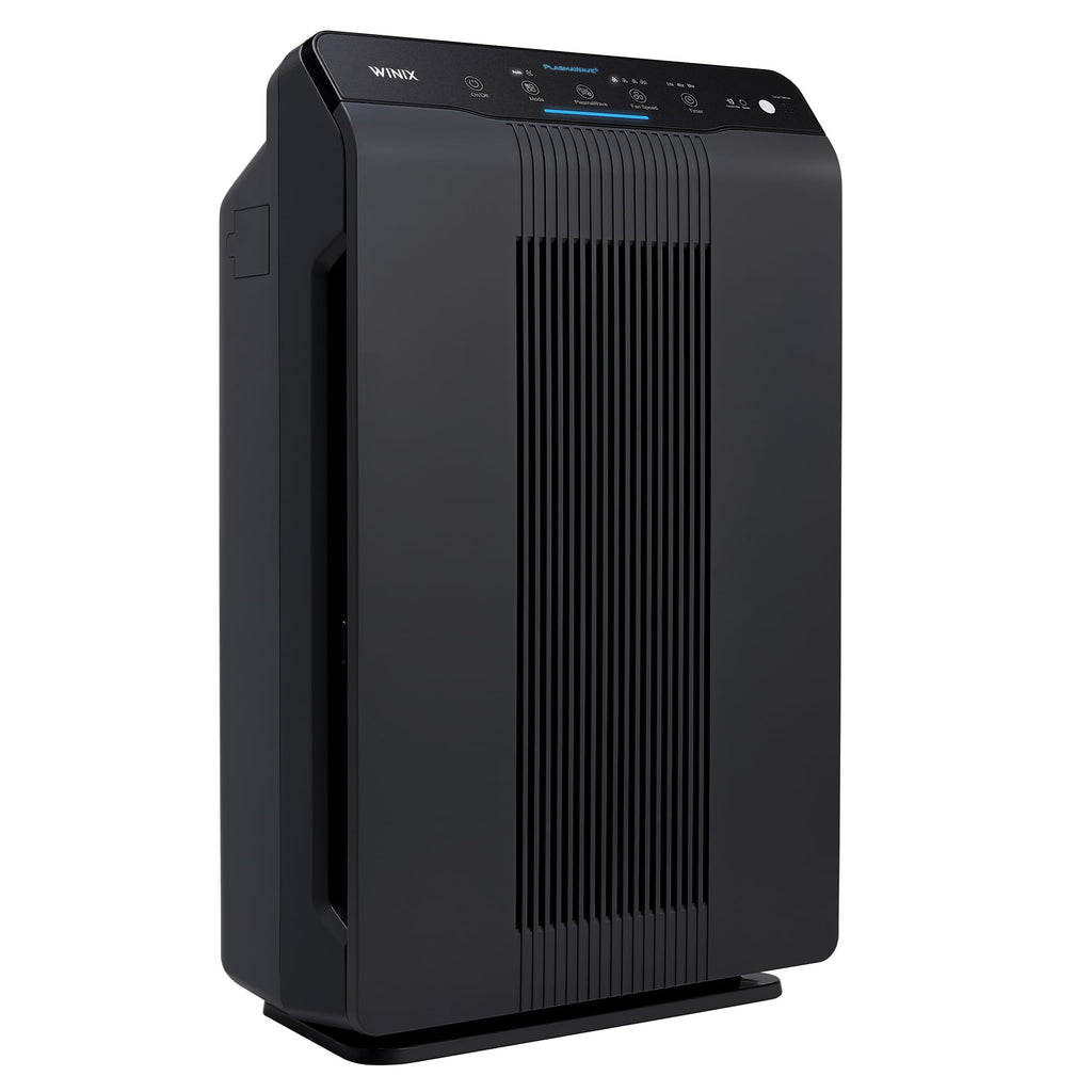 WINIX 5500-2 luftreiniger Allergiker, CADR 390m³/h, 99㎡, Air Purifier für Raucherzimmer gegen Allergien, Staub, Pollen, Tierhaare, Luftqualitätsanzeige, Auto Schlafmodus, Schwarz