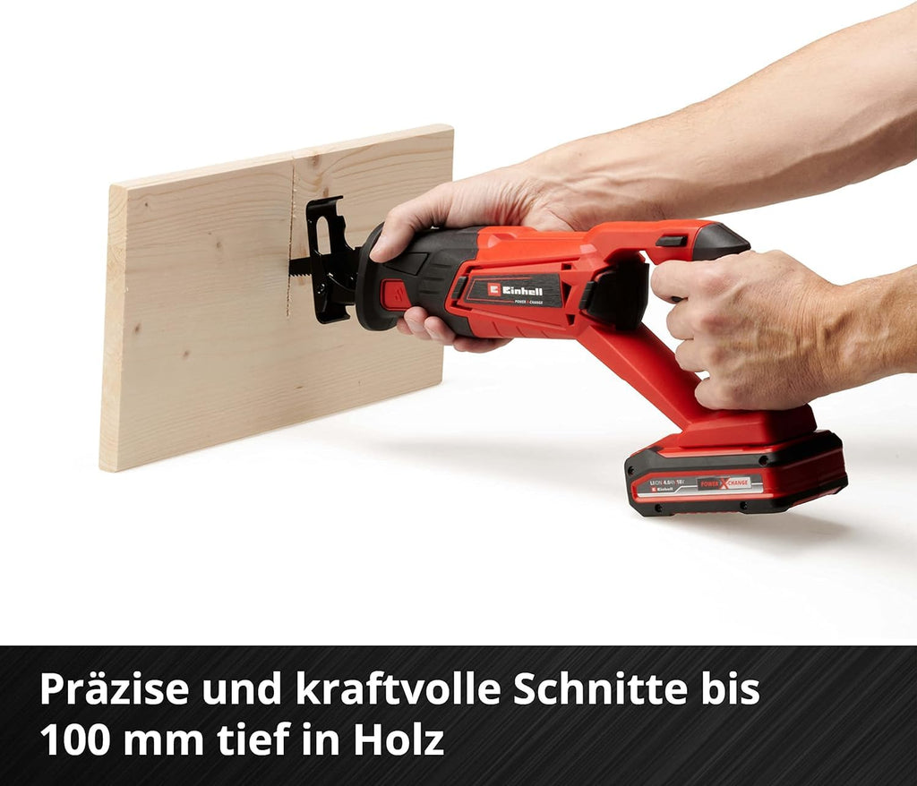 Einhell Akku-Universalsäge TE-AP 18/22 Li-Solo Power X-Change (18 V, Li-Ion, 2600 min-^1 max. Hubzahl, 100 mm max. Schnitttiefe, ohne Akku und Ladegerät)