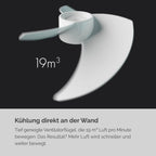 MEACO MeacoFan Sefte® Standventilator - höhenverstellbar Ventilator mit leistungsstarkem Luftstrom - außergewöhnlich leise ferngesteuerte Kühlung – Nachtmodus, Stummschaltung, Ein- und Ausschalttimer