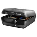Sentry Safe CHW30220 Feuerfeste und wasserdichte Tresorbox mit Schlüsselschloss, Feuer- und Wassertruhe Safe für Wertsachen, Grau & Schwarz, 0,36 Kubikfuß, 7,6 x 16,5 x 14,8 Zoll