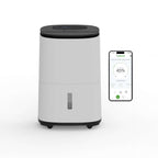 Meaco MeacoDry Arete® Two 12L Luftentfeuchter & HEPA-H13-Luftreiniger, Meaco-WLAN-App, intelligenter Feuchtigkeitsmodus, Wäschemodus, Stromsparmodus, leiser Modus, senkt Feuchtigkeit, 5 Jahre Garantie