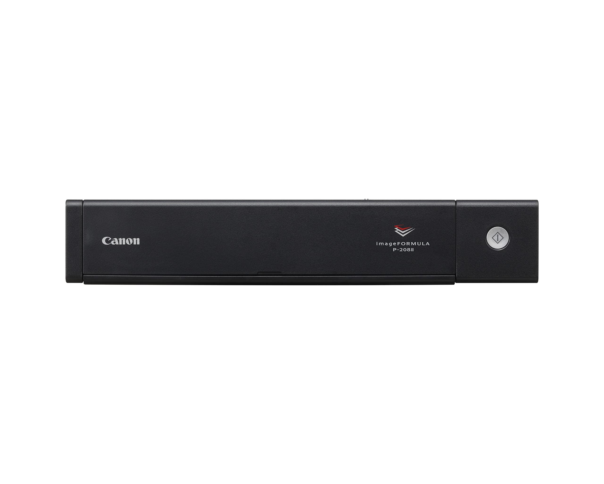 Canon P-208II - imageFORMULA Mobiler Dokumentenscanner (Duplex DIN-A4 Einzug, Farbe, 600dpi, 8 Seiten/Min, 10 Blatt ADF, PDF durchsuchbar, OCR, Plug & Scan, Twain, schwarz)