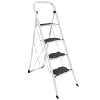 Home Vida® 4 Schritt Leiter, Heavy Duty Stahl, faltbar, tragbar mit Antirutschmatte