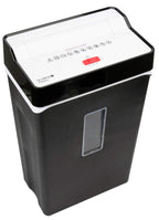 Olympia PS 55 CC Profi Aktenvernichter (mit Partikelschnitt, Sicherheitsstufe P4, Kreditkarte, 10 Blätter 80 g/m², Papierschredder fürs Büro, Papiervernichter, Reißwolf mit Papierkorb, Sichtfenster)