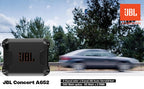 JBL Concert A652 2-Kanal Class-AB Auto-Verstärker, 2×65 W RMS @ 4 Ω, 2×85 W RMS @ 2 Ω, 1×170 W RMS gebrückt @ 4 Ω, 460 W Peak, 20 Hz–20 kHz, Bass Boost, HPF/LPF, High/Low Inputs