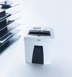 HSM SECURIO C16 Aktenvernichter, Sicherheitsstufe P2, 17 Blatt, Blauer Engel zertifiziert, Leise & Energiesparend, Langlebig