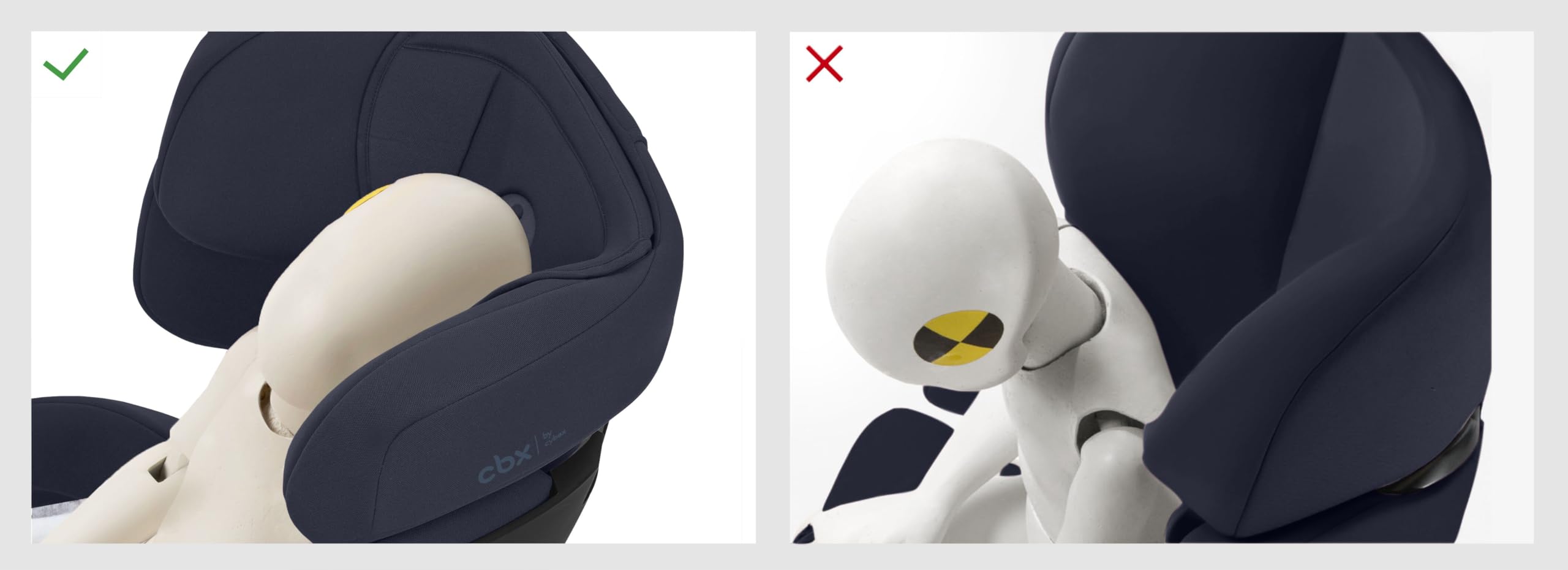 CBX by CYBEX Kinder-Autositz Solution X i-Fix, Für Autos mit und ohne ISOFIX, Ab ca. 3 bis 12 Jahre (100 - 150 cm), Ab ca. 15 bis 50 kg, Blau