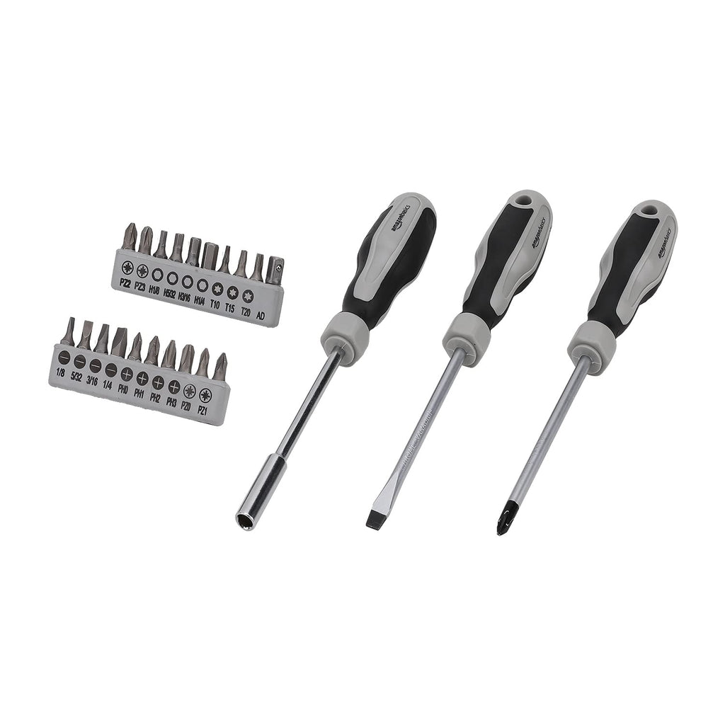 Amazon Basics Allgemeines Handwerkzeug-Set für den Haushalt, 173-teilig
