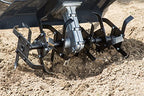 IKRA Elektro Bodenhacke Kultivator FEM 1500 Flexible Arbeitsbreite 17-45cm, inkl. Häufelpflug