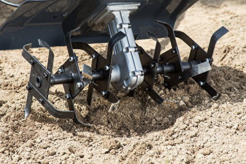 IKRA Elektro Bodenhacke Kultivator FEM 1500 Flexible Arbeitsbreite 17-45cm, inkl. Häufelpflug